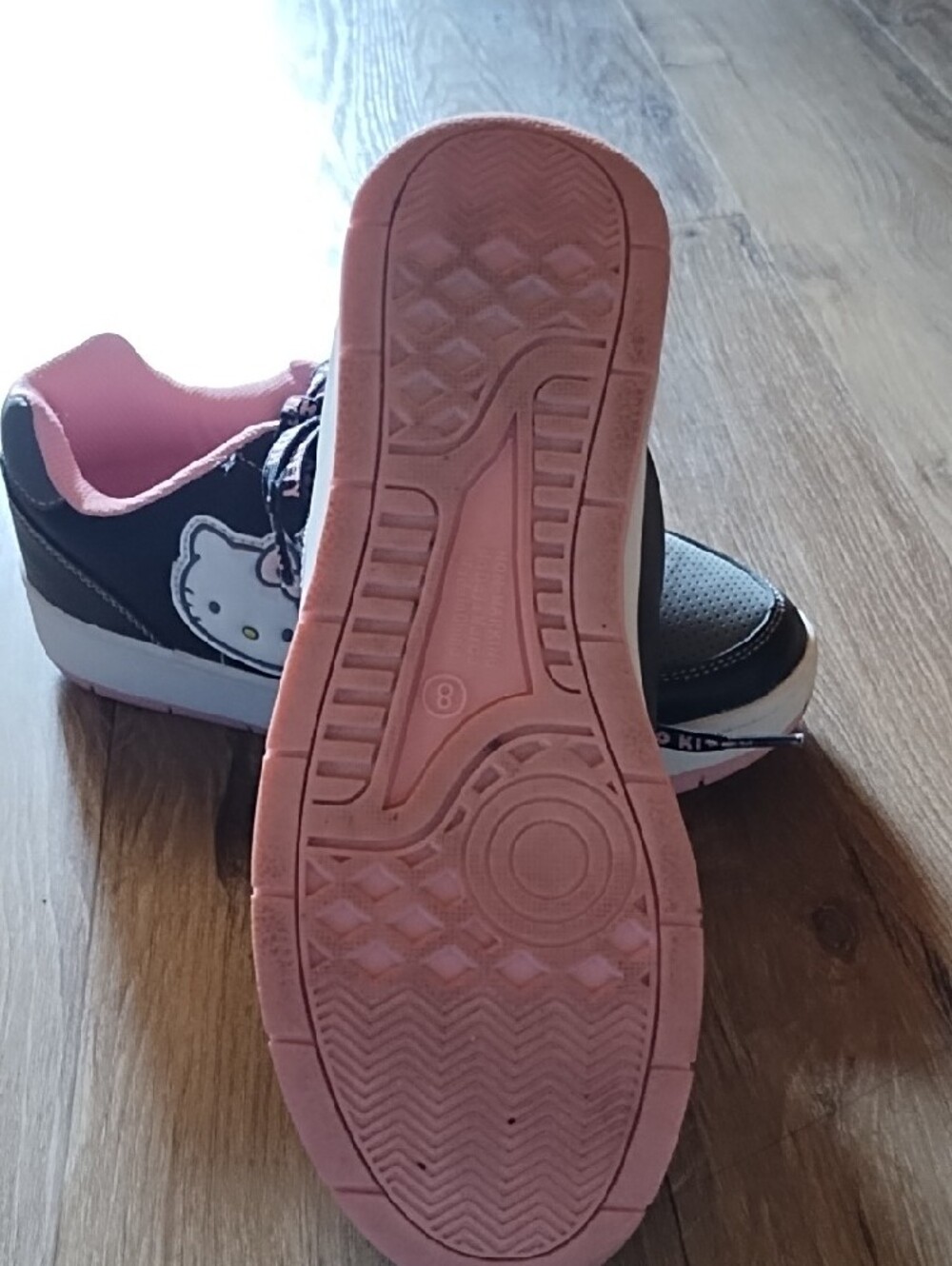 Hello Kitty Black and Pink Girls' Sneakers - Picture 5 of 7